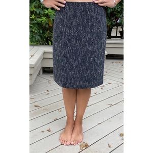 Talbots Black & White Pencil Skirt - size 10P